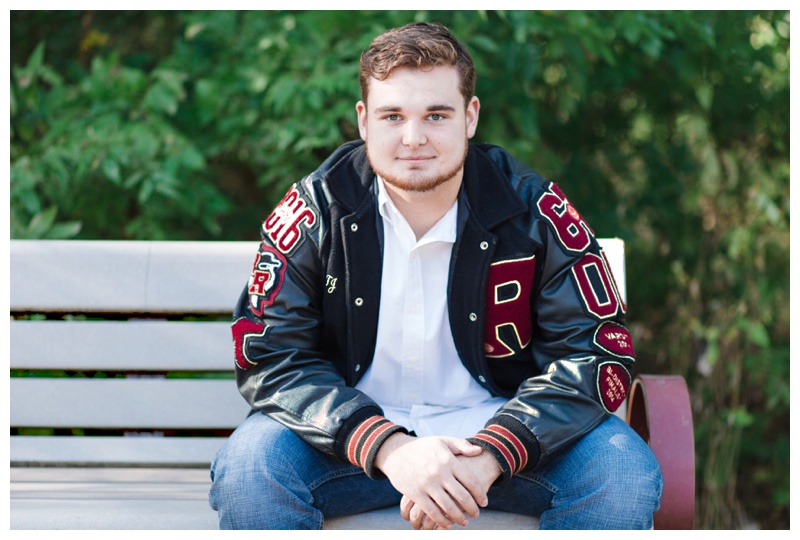 Guy Senior Portrait at Berry Springs Park in Georgetown, Texas