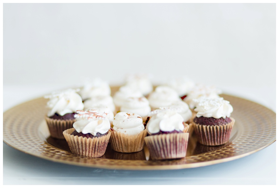 Green Lily Bakery mini cupcakes at One Eleven East in Hutto, Texas