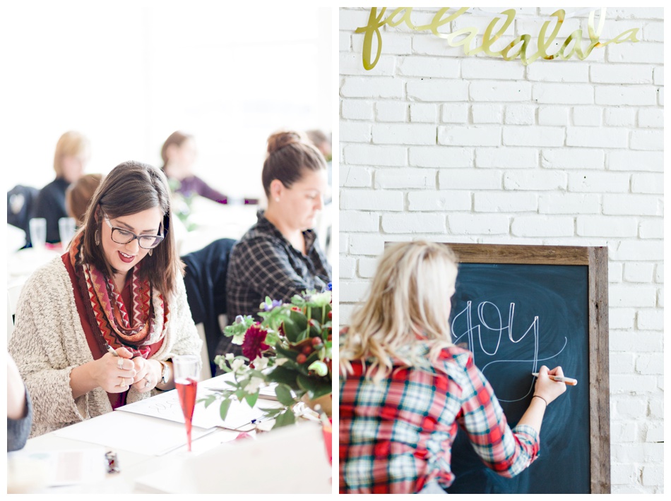 Chalkfulloflove Handlettering 101 Workshop at One Eleven East in Hutto, Texas