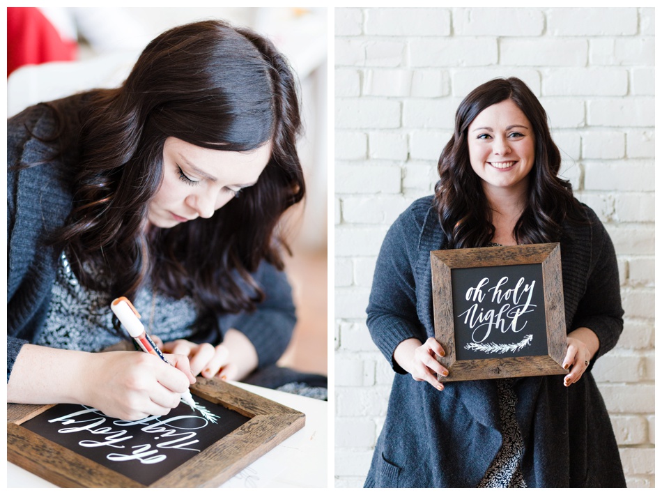 Hurd and Honey chalkboards at the Chalkfulloflove Handlettering 101 Workshop