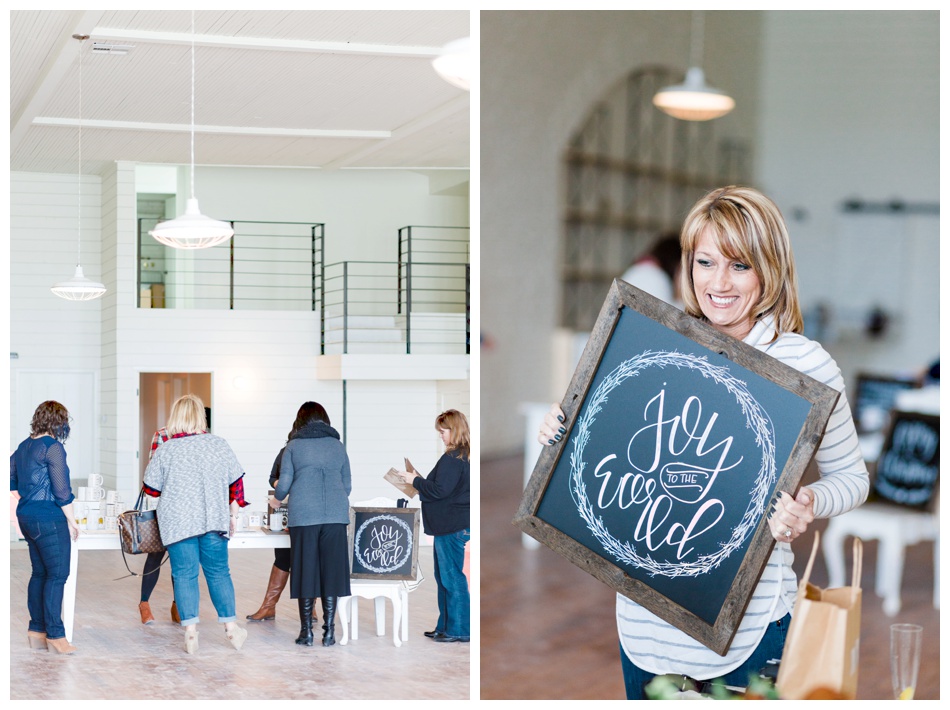 Hurd and Honey chalkboards at the Chalkfulloflove Handlettering 101 Workshop at One Eleven East in Hutto, Texas