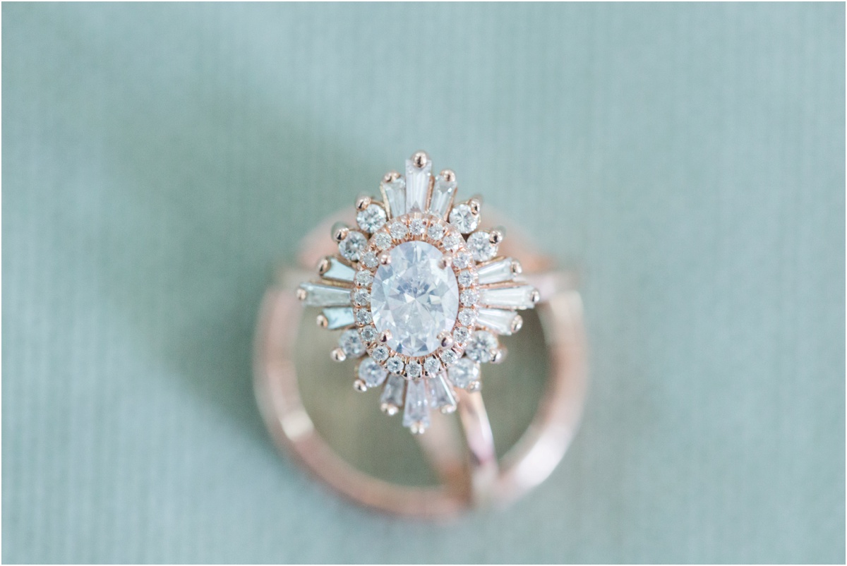 Rose Gold Wedding Rings | Heidi Gibson Designs | Angie L Photography