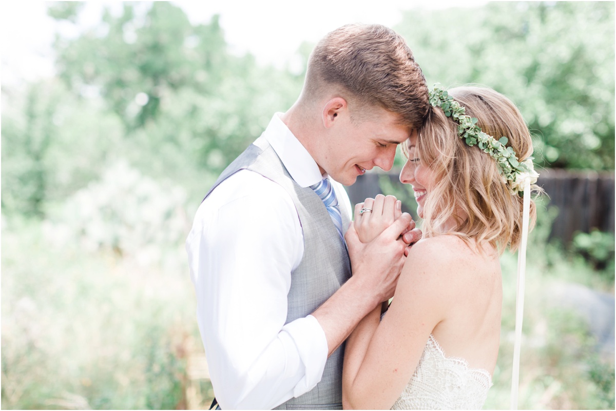 Texas Hill Country Wedding Bride and Groom Portrait